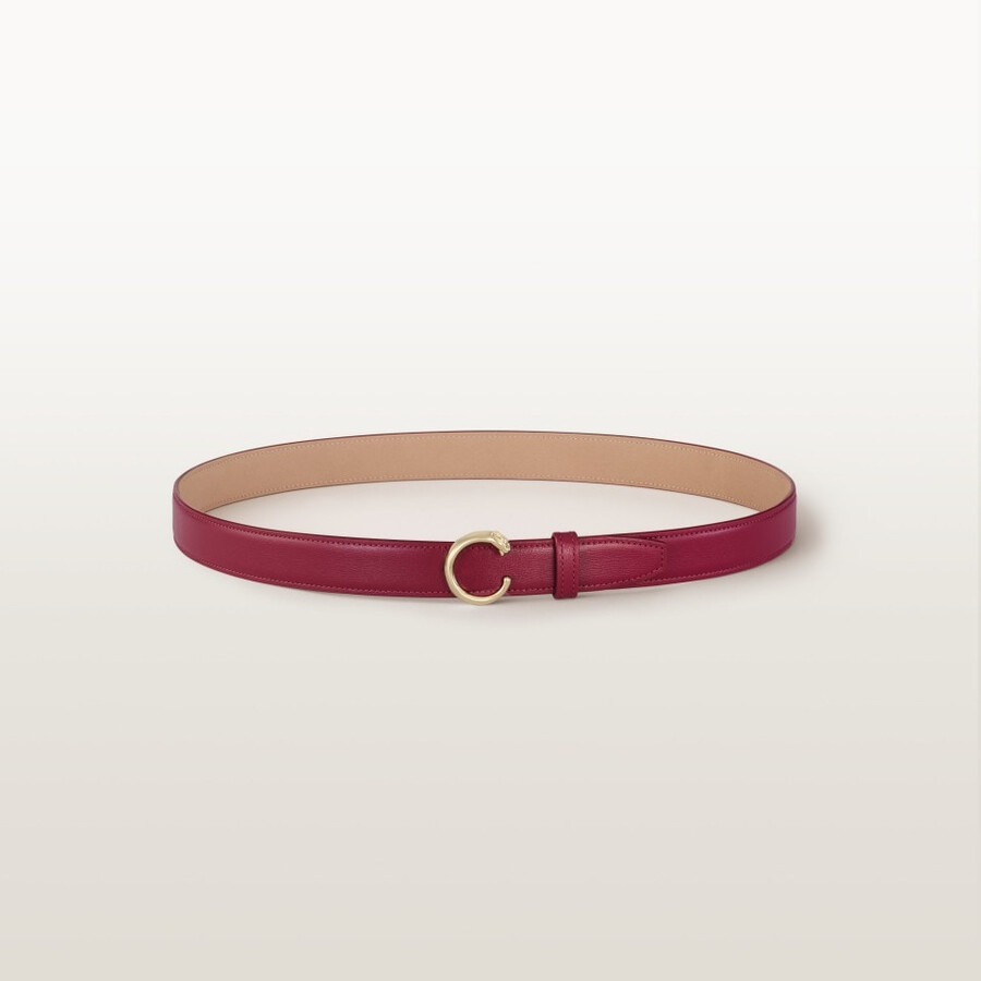 belt 25 mm panthère de cartier size 75 cm