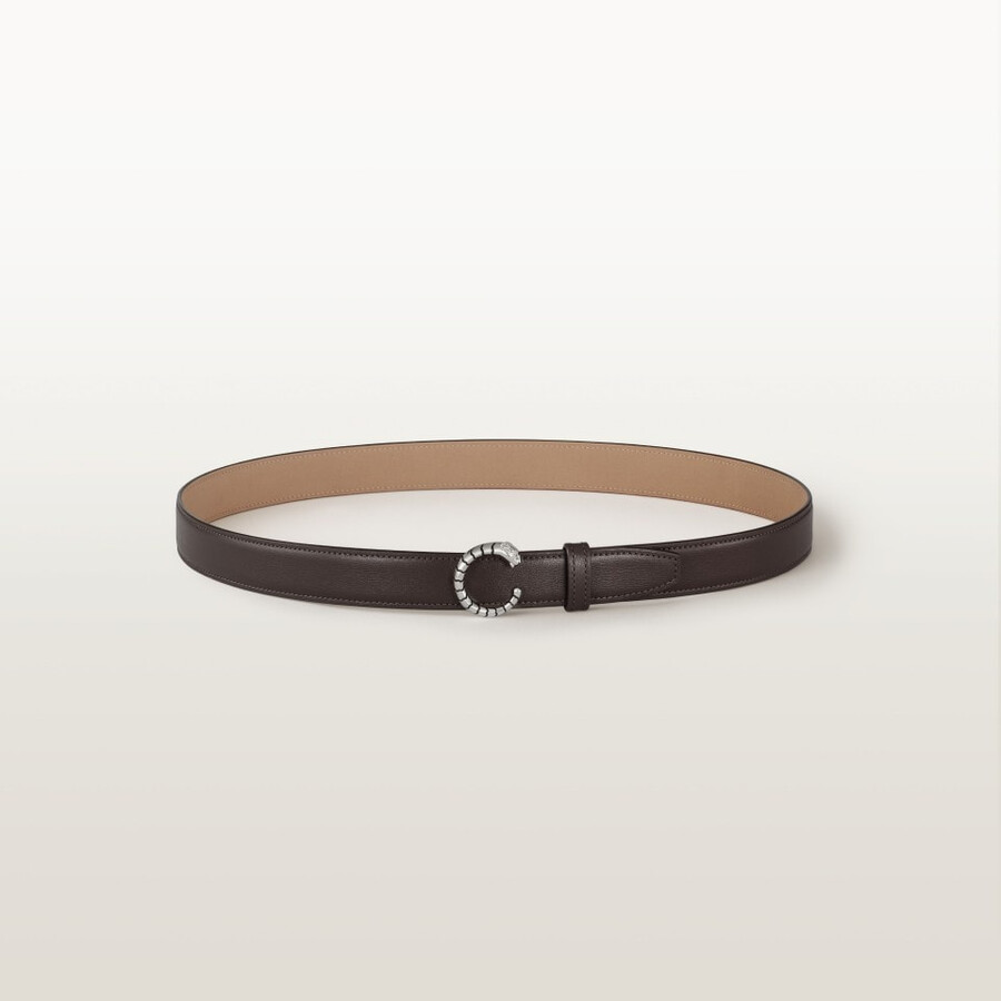belt 25 mm panthère de cartier size 75 cm