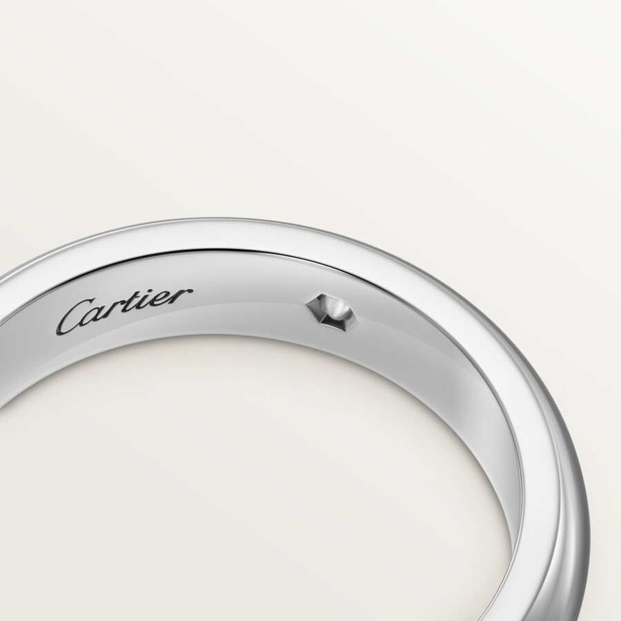 c de cartier wedding band 4 mm width 1 diamond