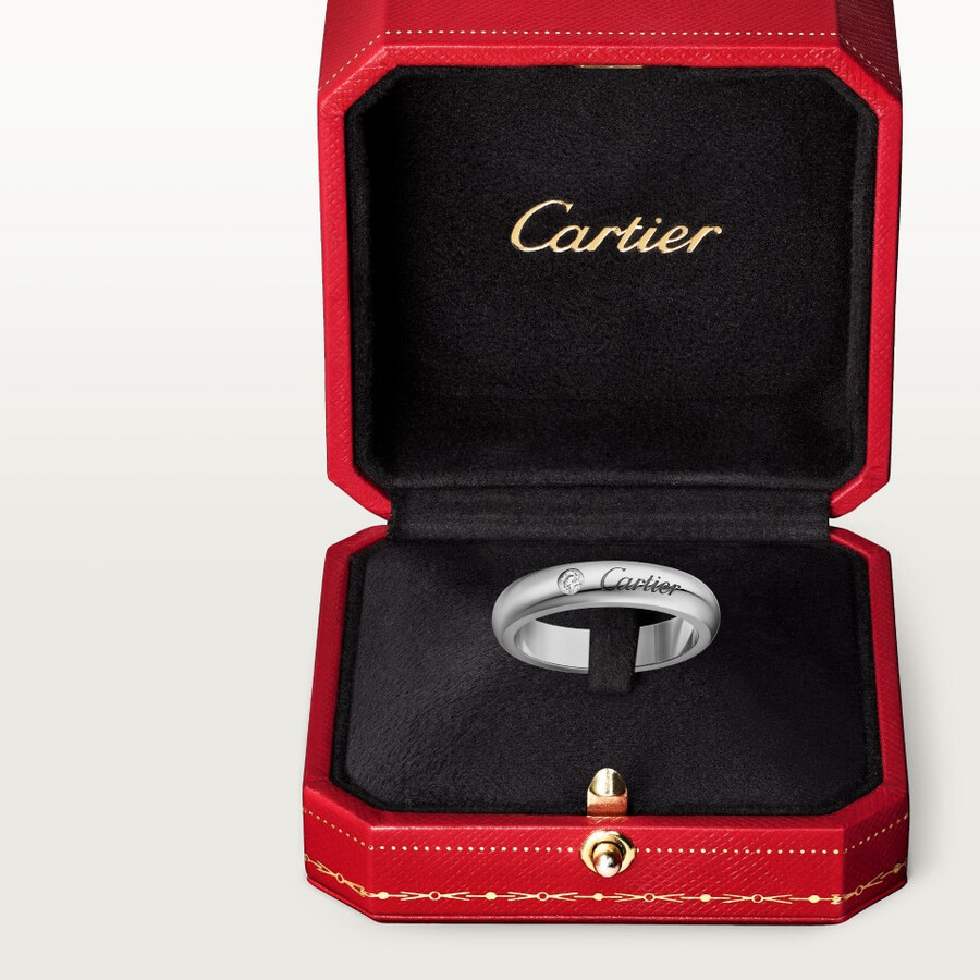 c de cartier wedding band 4 mm width 1 diamond