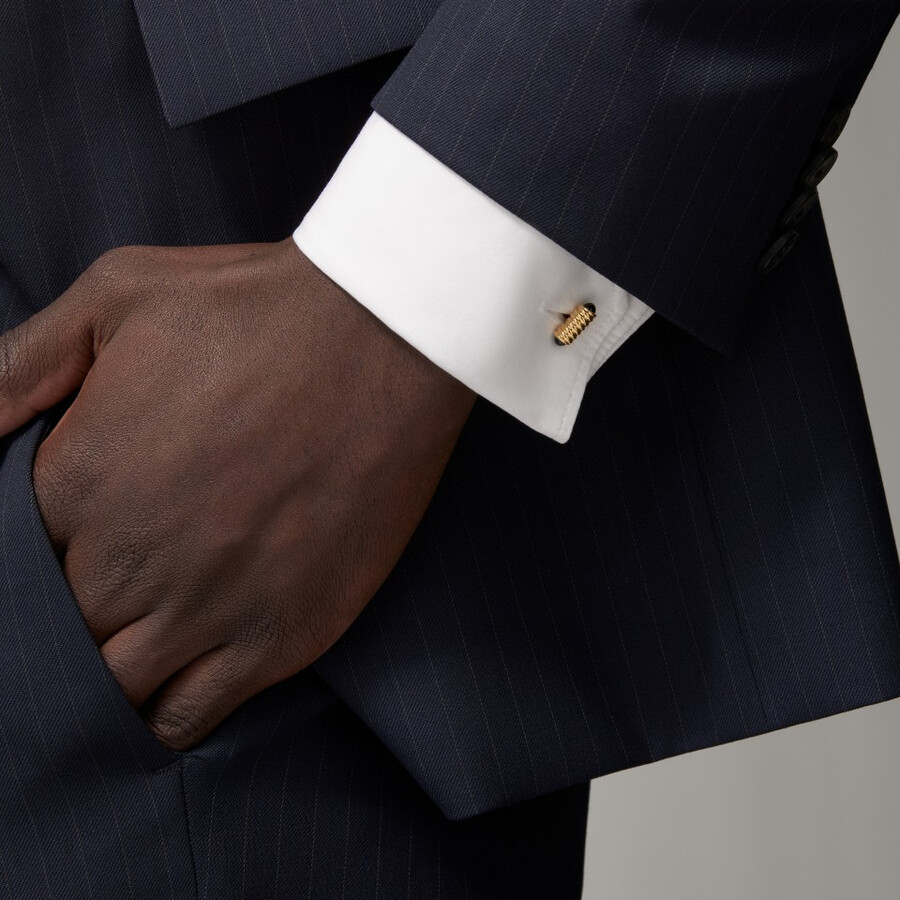 cufflinks with spring motif