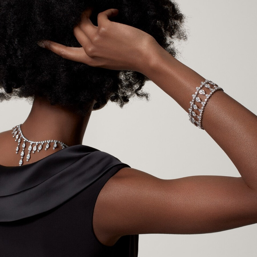 pluie de cartier earrings diamonds