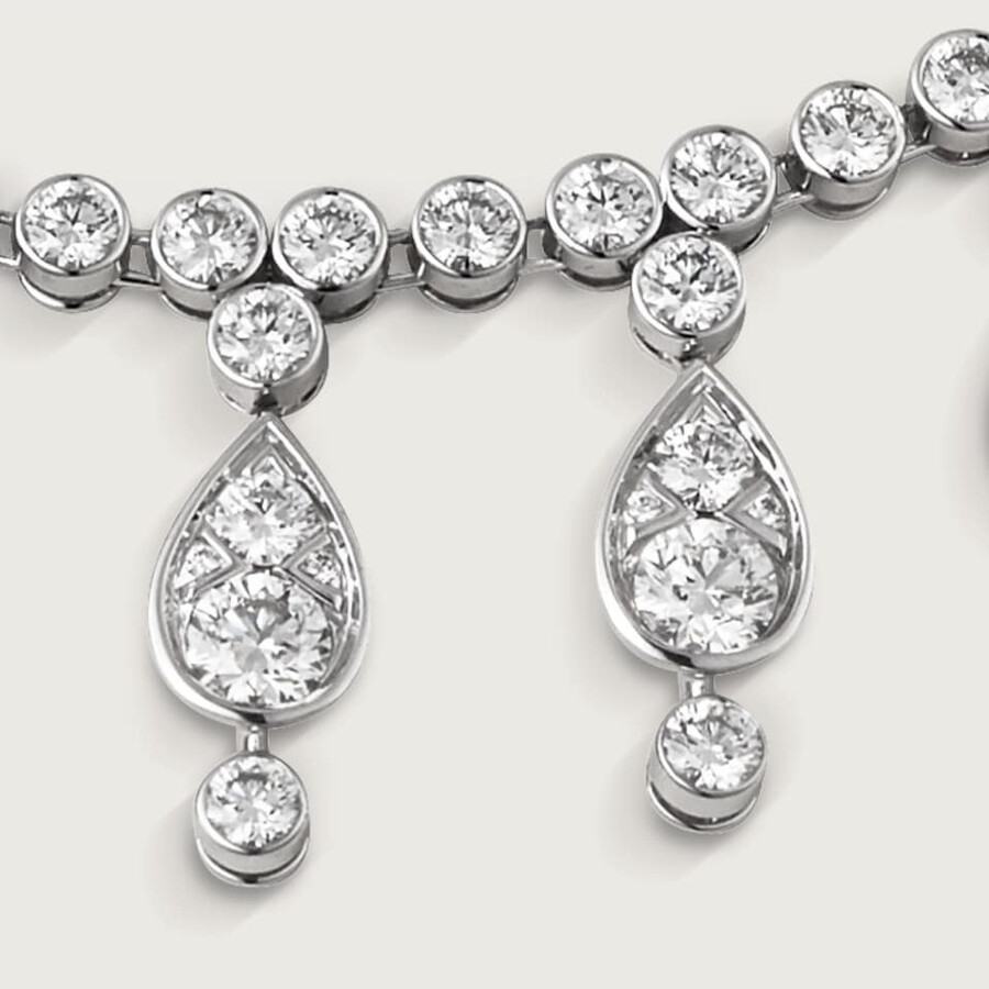 pluie de cartier necklace diamonds