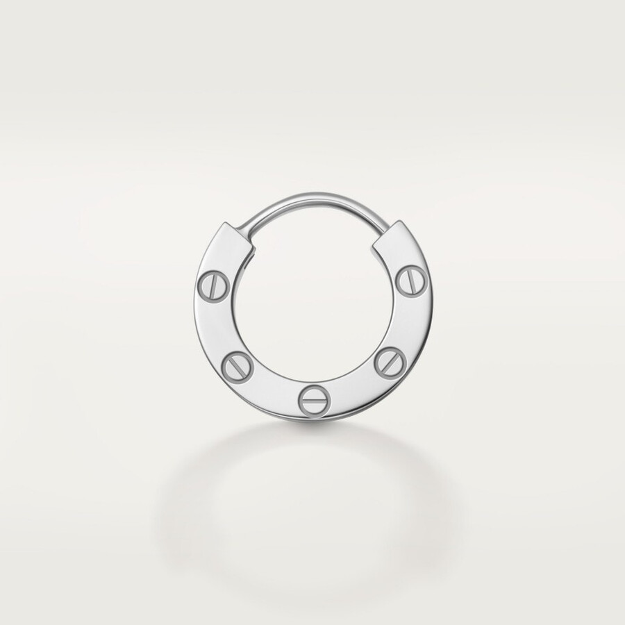 love single hoop earring paved
