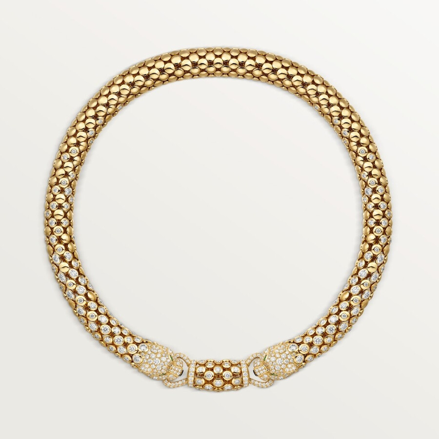 panthère de cartier necklace paved