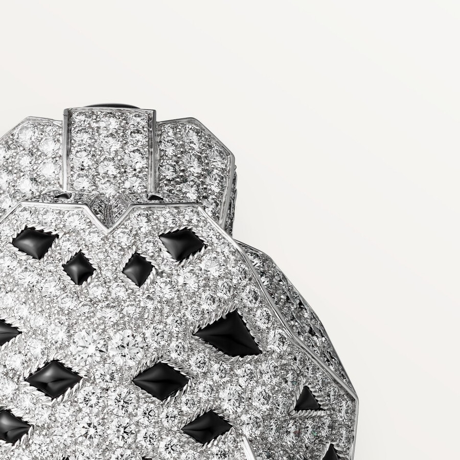 panthère de cartier ring paved