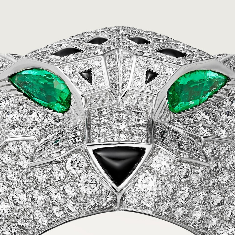 panthère de cartier ring paved